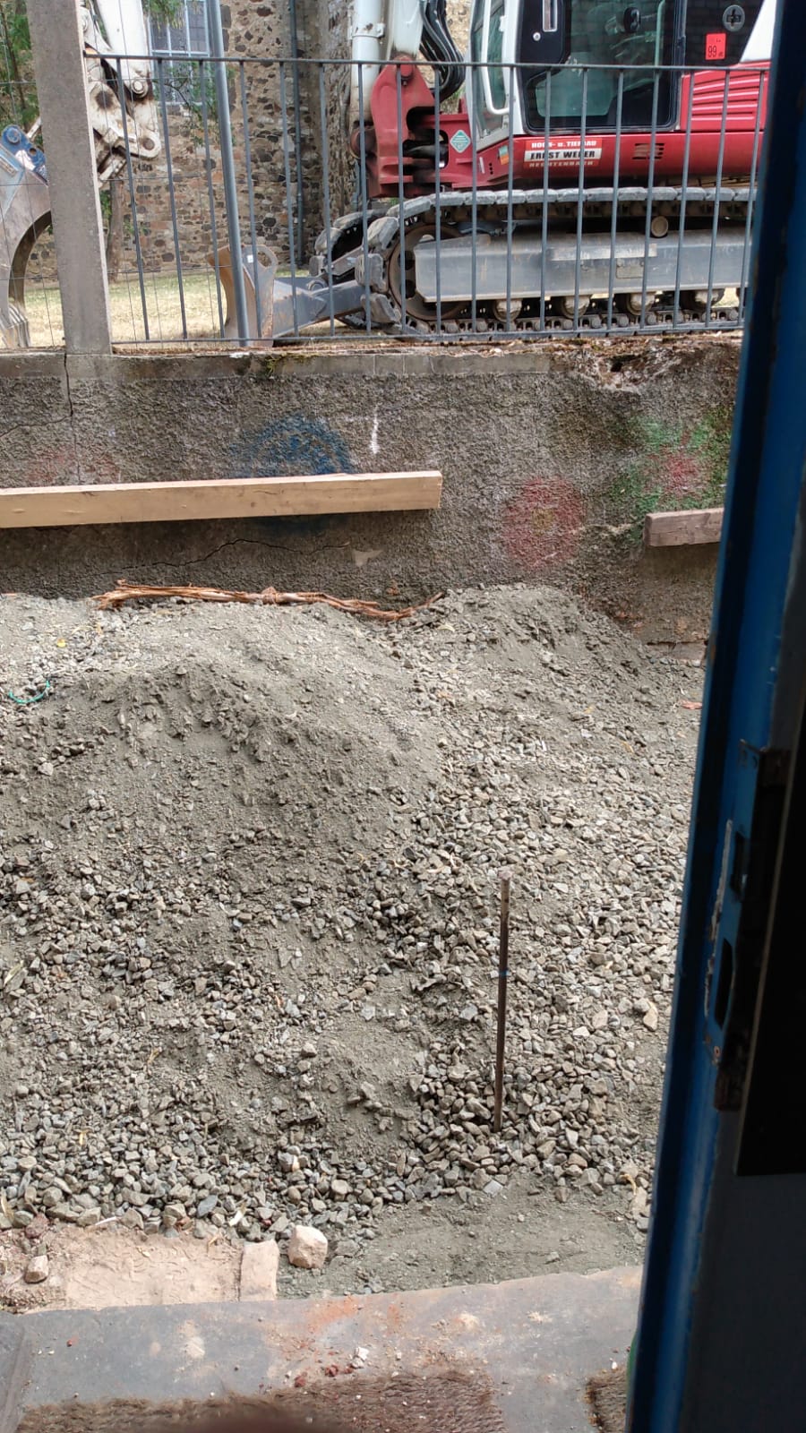 Blick aus der Tür
