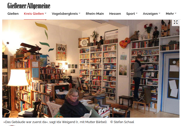 Ein Bild des Artikels auf der Webseite der Allgemeinen